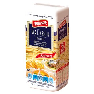 Animak Makaron krajanka 5 jajeczna 250 g