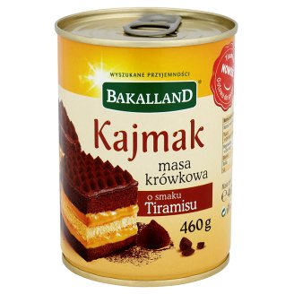 Bakalland Kajmak Masa krówkowa o smaku tiramisu 460 g