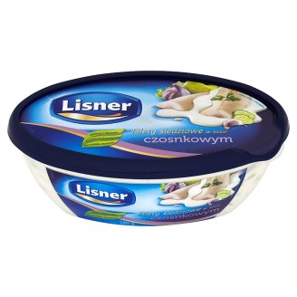 Lisner Filety śledziowe w sosie czosnkowym 280 g