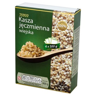 Tesco Kasza jęczmienna wiejska 400 g (4 torebki)