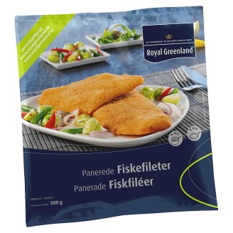 Royal Greenland Panierowane filety z flądry 500 g
