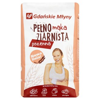 Gdańskie Młyny Mąka pszenna pełnoziarnista 1 kg