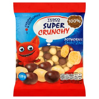 Tesco Super Crunchy Chrupki w czekoladzie 120 g