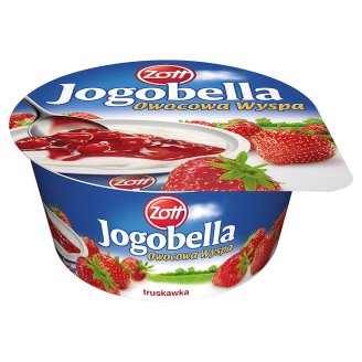 Zott Jogobella Owocowa Wyspa truskawka Deser jogurtowy 150 g