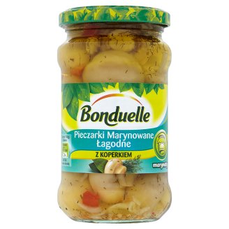 Bonduelle Pieczarki marynowane łagodne z koperkiem 280 g