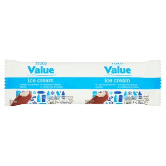 Tesco Value Lody o smaku waniliowym w polewie kakaowej 60 ml