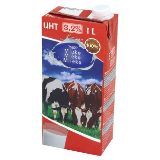Tesco Mleko UHT 3,2% 1 l