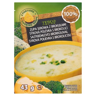 Tesco Zupa serowa z brokułami 43 g