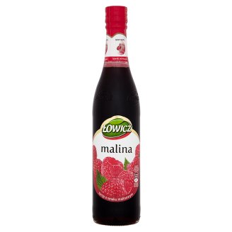 Łowicz Syrop o smaku malinowym 440 ml