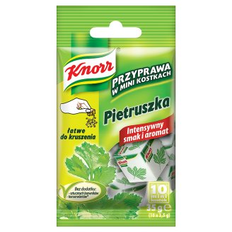 Knorr Przyprawa w mini kostkach Pietruszka 35 g (10 mini kostek)