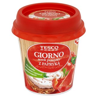 Tesco Giorno Serek puszysty z papryką 150 g